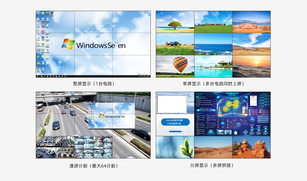 拚接屏3*5安裝案例，不變形3*5拚接效果